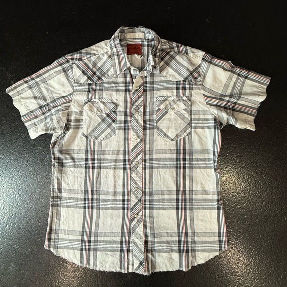 Rustler by Wrangler Western Pearl Snap Shirt – XL / XXL (XLong) - Picture 7 of 16